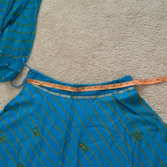 Ethnic Indian wear Navratri Laheriya and Bandhni print Chaniya Choli. - Picture 10 of 13